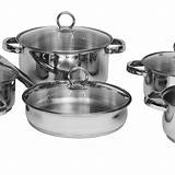 Stainless Steel Cookware With Glass Lids Photos
