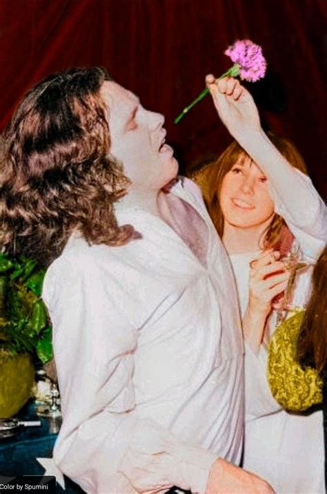 Jim Morrison And Pamela Courson At The Party Colorized By Spumini