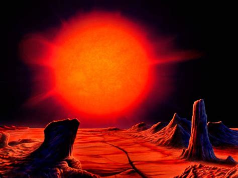 Red Giant In A Few Billion Years Our Sun Will Become A Red Giant The
