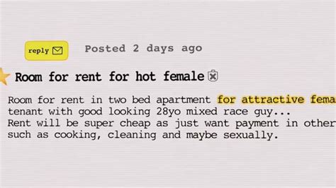 Creepy Tactics Of ‘sex For Rent’ Landlords Exposed By Bbc