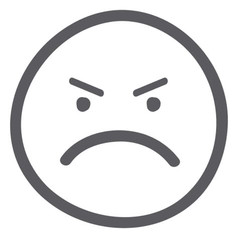 Angry Face Emoji Transparent Png And Svg Vector File