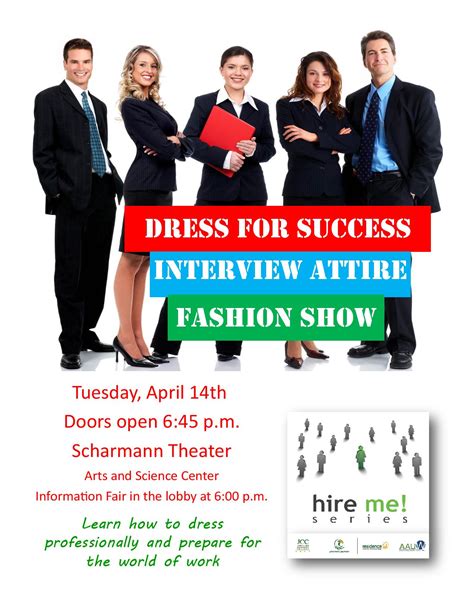 Aauw Flyer Dress For Success Fashion Show Page 001 Jamestown Ny Branch