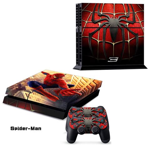 Spider Man Spider Man Spiderman Decal Skin Sticker For Playstation 4