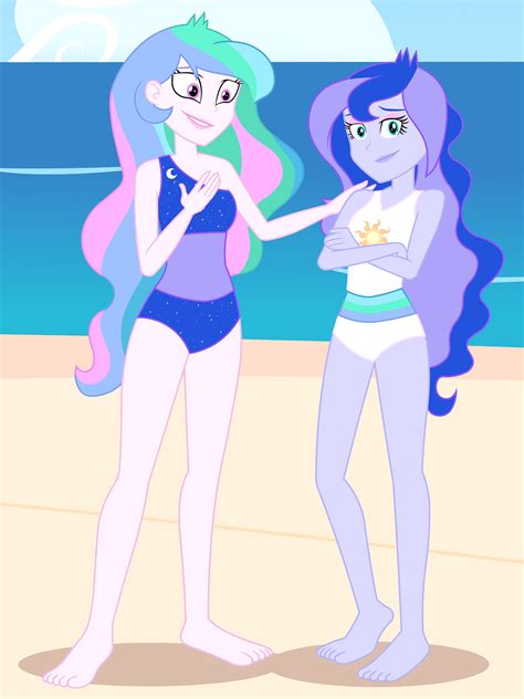 Celesita And Luna Sister Swimsuits By Draymanor57 On Deviantart