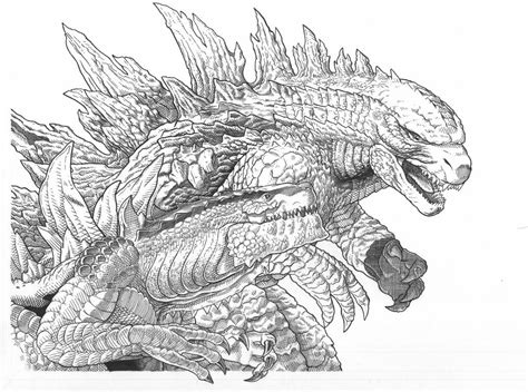 Godzilla Dibujos De Godzilla Dibujos Detallados Imagenes De Godzilla