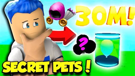 I Got Secret Pets And The Dominus In Tapping Simulator Update Roblox