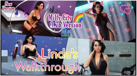 Linda S 💖 Full Walkthrough Milfy City 🌈 0 7b New Version 🏙️ 🔞 Game Tfc Youtube