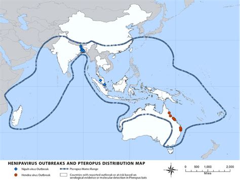 Nipah Virus Distribution Map | Nipah Virus (NiV) | CDC