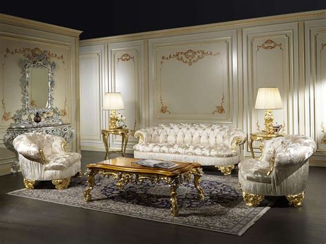 Classic Luxury Living Room Paris Vimercati Classic Furniture Ruang Keluarga Mewah Furnitur