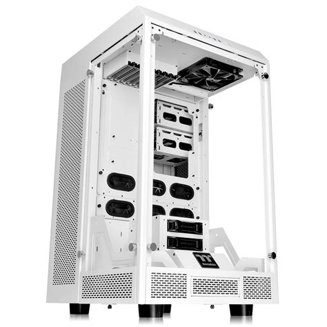The Tower 900 Thermaltake White Pc Case E Atx Tempered Glass Spot On