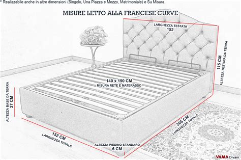 Letto futon in misura francese (140x200 cm), con materasso e rete a doghe incluso, dal design moderno e semplice. Letto alla Francese con contenitore e Testata Curva