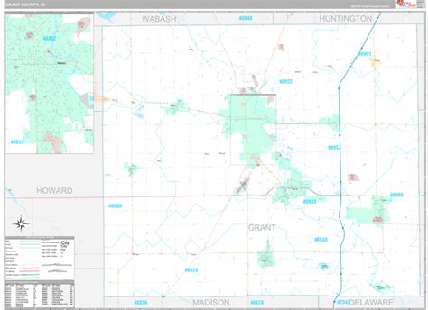 Digital Maps Of Grant County Indiana