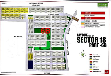 Layout Plan Of Sector 18 6b Yamuna Expressway Authority Greater