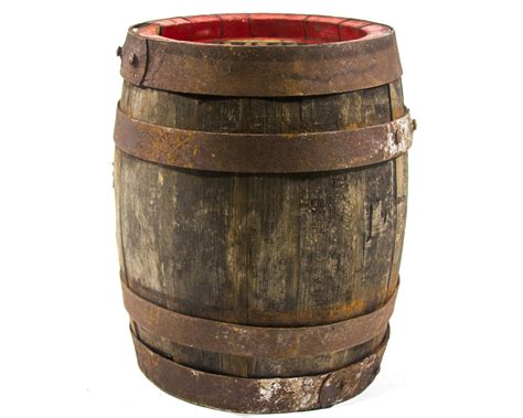 Antique Wooden Barrel Beer Barrel Whiskey Barrel Jw Lees Etsy