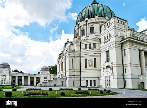 Vienna Austria Central Cemetery Wien Zentralfriedhof Stock Photo