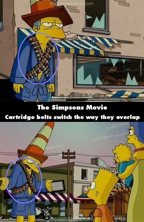 After homer pollutes the town's water supply, springfield is encased in a gigantic dome by the epa and the simpsons are declared fugitives. The Simpsons Movie (2007) movie mistake picture (ID 148562)
