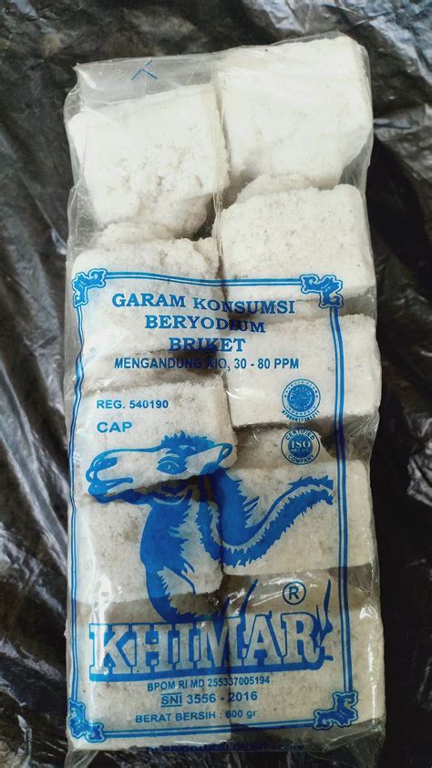 Garam Konsumsi Beryodium Briket Garam Kotak Pelengkap Rasa Masakan