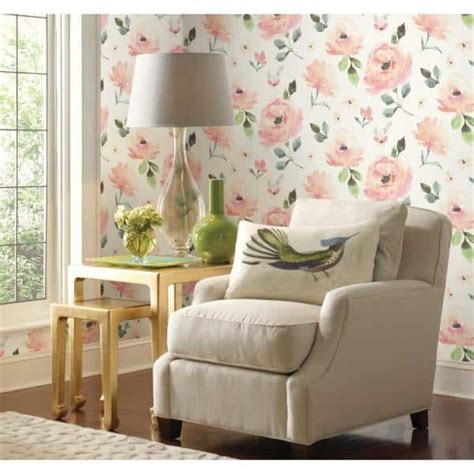 Magnolia Home By Joanna Gaines 45 Sq Ft Watercolor Blooms Premium
