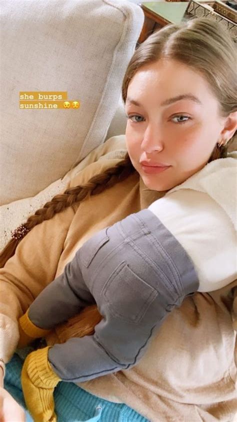 Gigi Hadid Shares A New Selfie With Her Baby Daughter And Says She