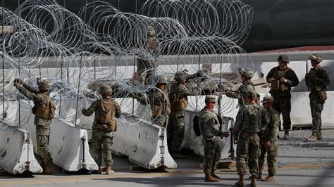 هزاران سرباز دیگر امریکایی در مرز امریکا مکسیکو مستقر می‌شوند
