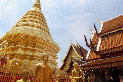 The wat, established in 1383, is one of northern thailand's most sacred temples. Wat Phra That Doi Suthep - Temple in Chiang Mai - Thousand ...