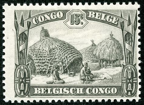 Big Blue 1840 1940 Belgian Congo Stamps Part Ii A