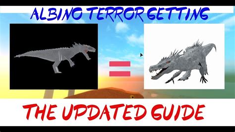 How To Get Albino Terror The Updated Guide Roblox Dinosaur Simulator