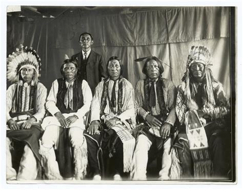 Cheyenne Chiefs Members Of The Southern Cheyenne Delegation Of 1909