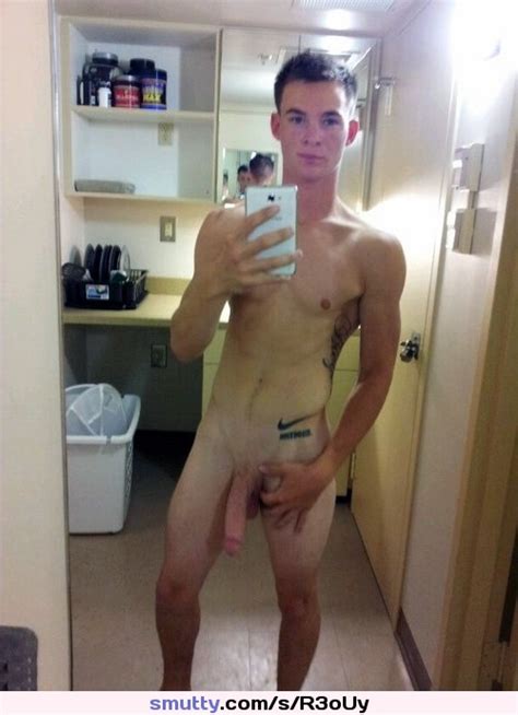 Gay Twink Teenboy Malenude Naked Cock Flaccid Longcock Selfie