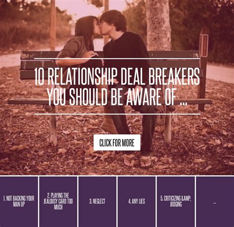 10 Relationship Deal Breakers You Should Be Aware Of Love