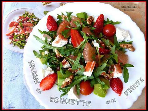 Salade De Roquette Aux Fruits Miechambo Cuisine My XXX Hot Girl