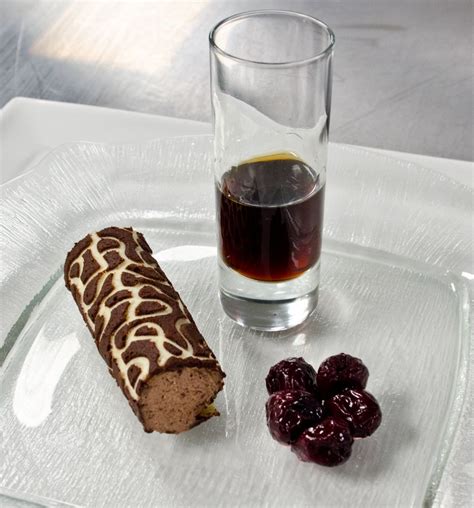 This is an amazingly simple recipe that anyone can make. Almond Jaconde & Chocolate Mousse served with Coffee ...