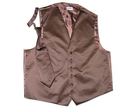 Satiny Tuxedo Vests And Ties Mens And Mens Tall