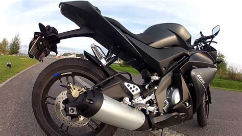 Yamaha Yzf R125 Special Edition Carbon Tech Sound Review Youtube