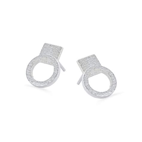 Unified Stud Earrings Ola 3d Printed Jewelry