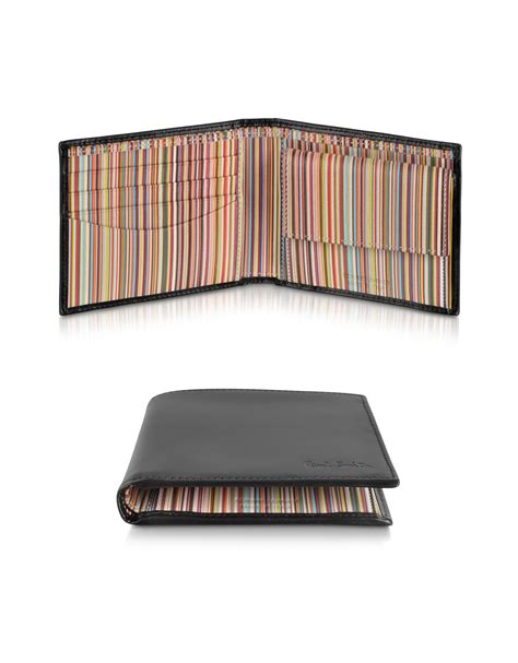 Lyst Paul Smith Signature Stripe Interior Billfold And Coin Pocket