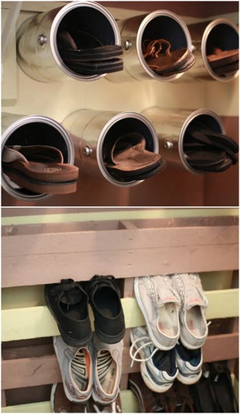 20 Outrageously Simple Diy Shoe Racks And Organizers Youll Want To