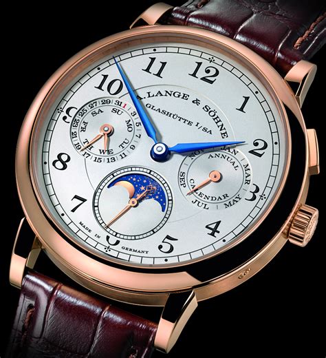 Founded in 1845 in germany, a. A. Lange & Söhne 1815 Annual Calendar Watch Replica ...