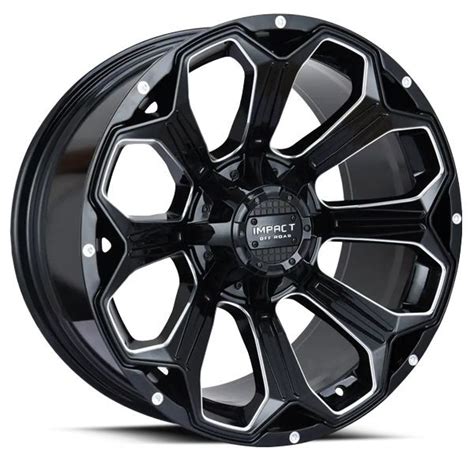 Impact Offroad 817 Gloss Black Milled Wheels Bold Look And Performance