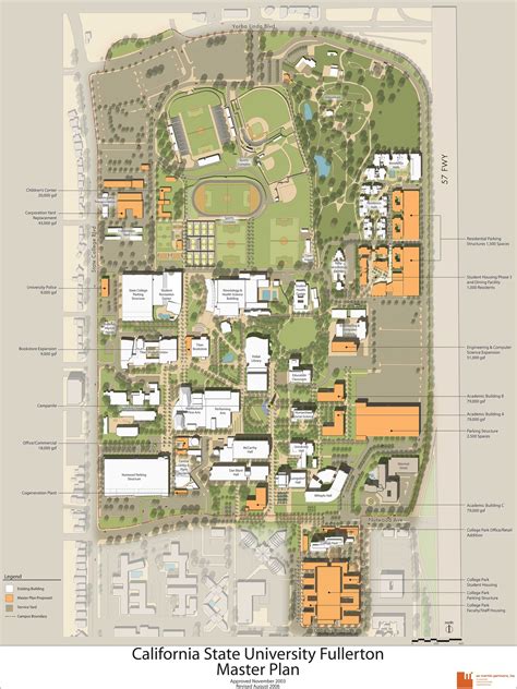 Cal State Fullerton Irvine Campus Map Map