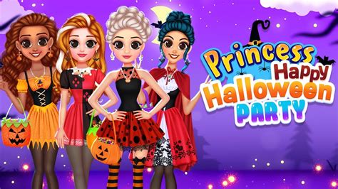 Princess Happy Halloween Party Princess Dress Up Games Youtube