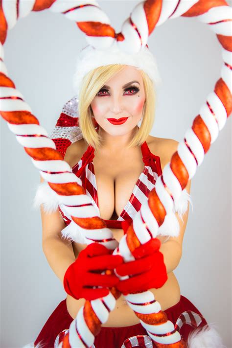 jessica nigri cleavage looking at viewer women christmas 3276x4914 wallpaper wallhaven cc