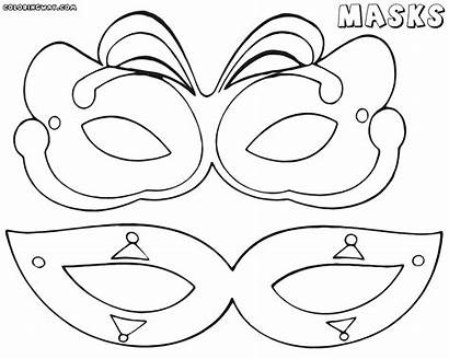 Mask Coloring Pages