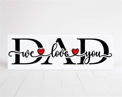 we love you dad svg png pdf i love you dad tile world s etsy