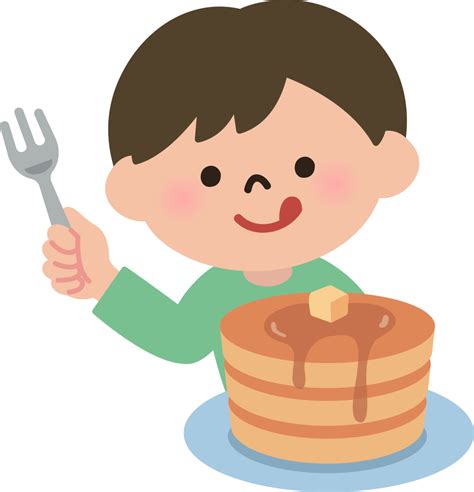 Pancakes Clipart Eating Pancakes Eating Transparent Free For Download