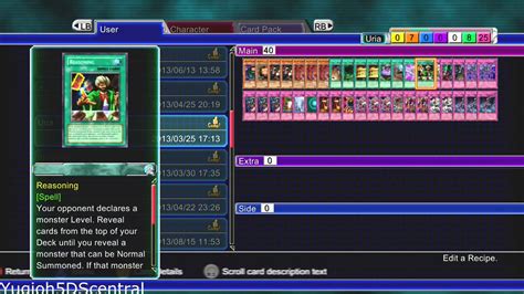 Yugioh 5ds Decade Duels Plus Uria Deck Recipe Youtube