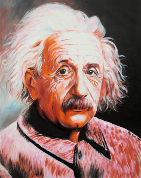 My Oil Portrait Of Albert Einstein Rpainting