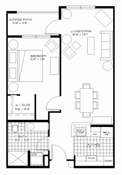 40 1 Bedroom Apartment Layout Plans Pics Modern Homes For 2012