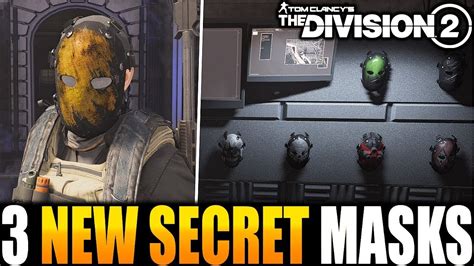 The Division 2 How To Get 3 New Secret Hunter Masks All Locations And Guide Youtuberandom