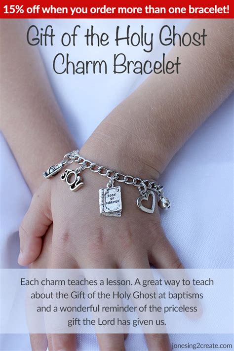 Lds Baptism T T Of The Holy Ghost Talk Charm Bracelet Etsy